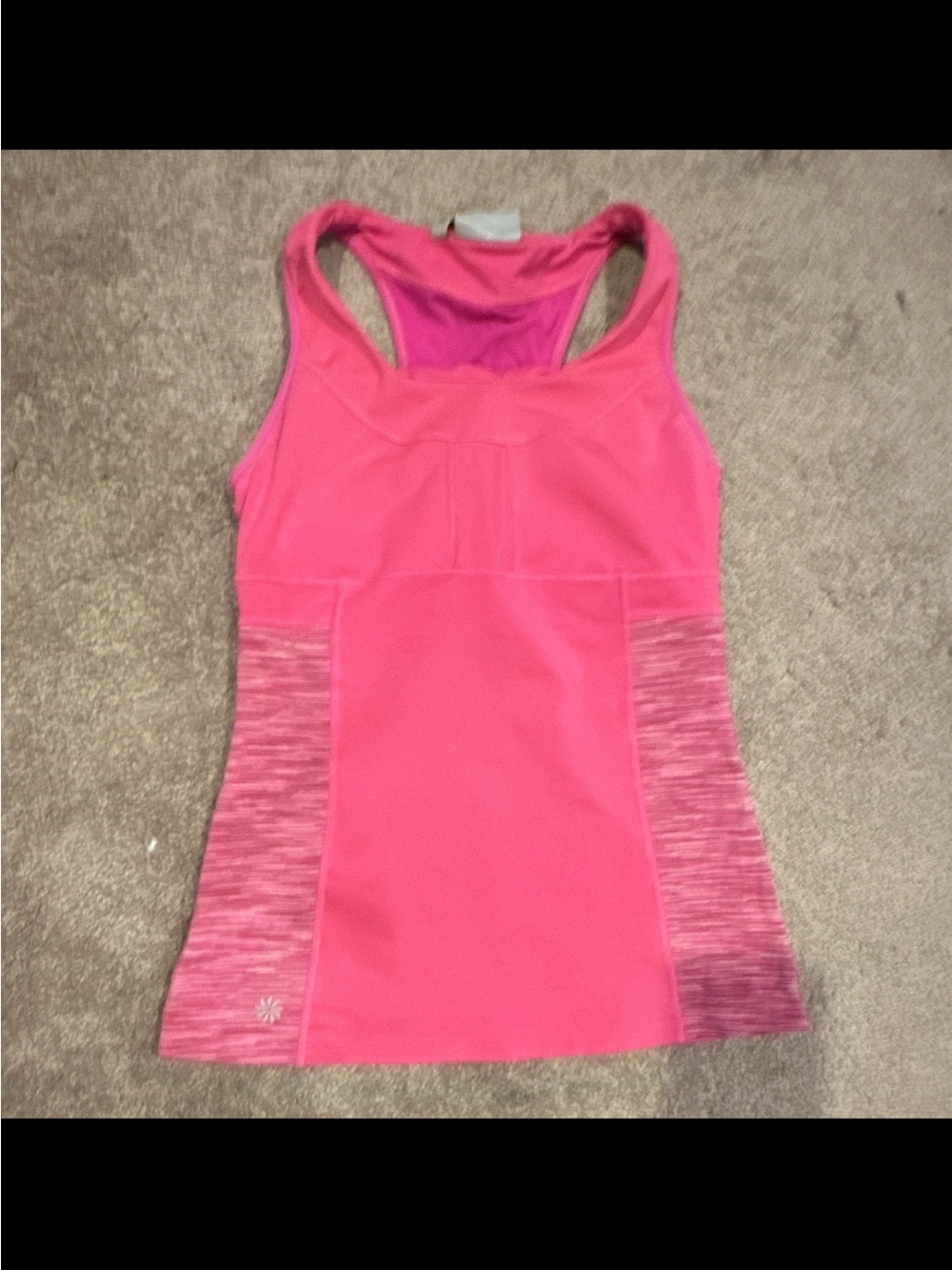 Athleta Hot Pink Racerback Performance Tank